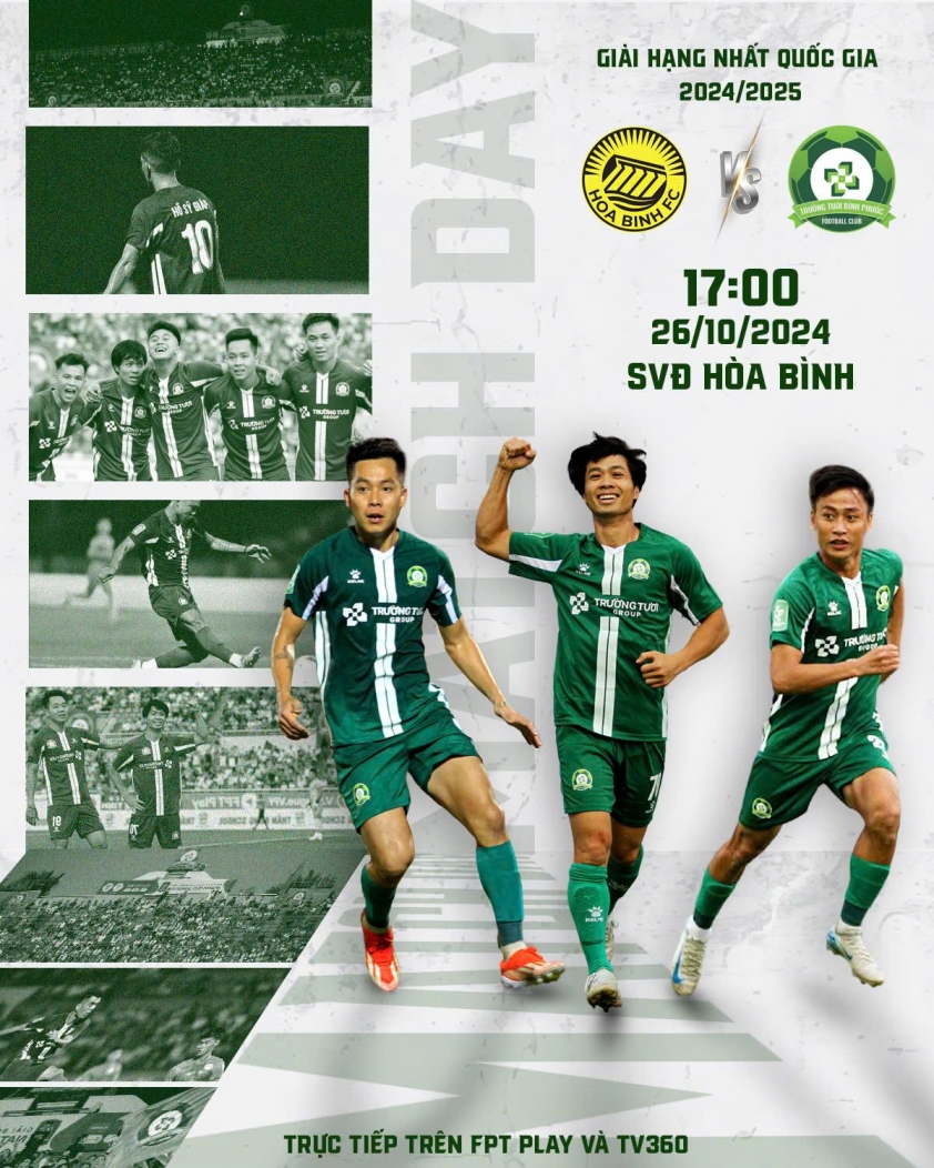 Trực tiếp Hòa Bình vs Bình Phước, 17h00 hôm nay 26/10 547721